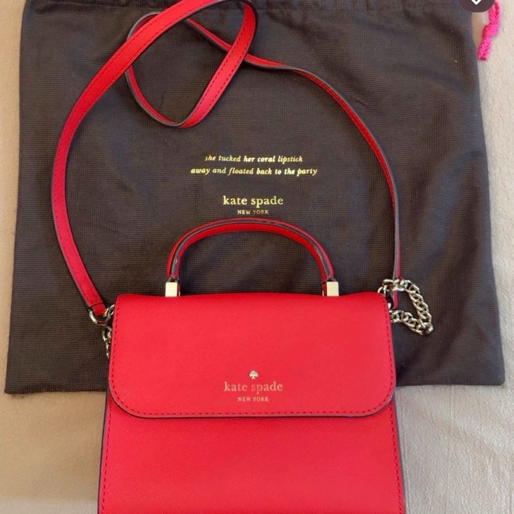 Kate Spade Vibrant Red Crossbody Bag